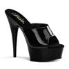 Pleaser - DELIGHT601 Mules à talons - Chaussures de pole dance - Noir Product image